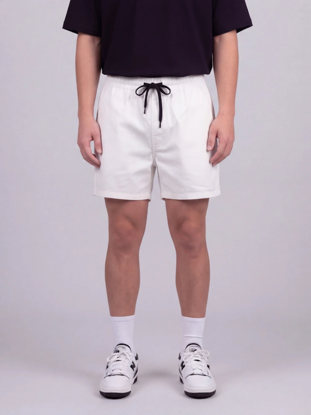 Bermuda Dril Jogger Blanca
