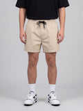 Bermuda Dril Jogger Beige