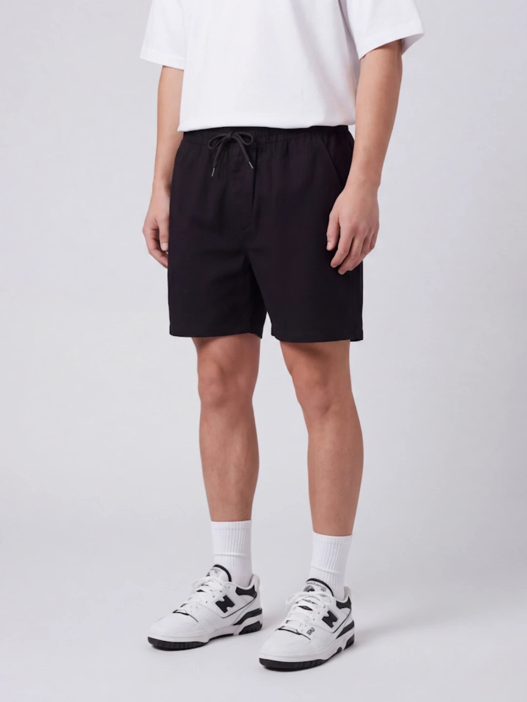 Bermuda Dril Jogger Negra