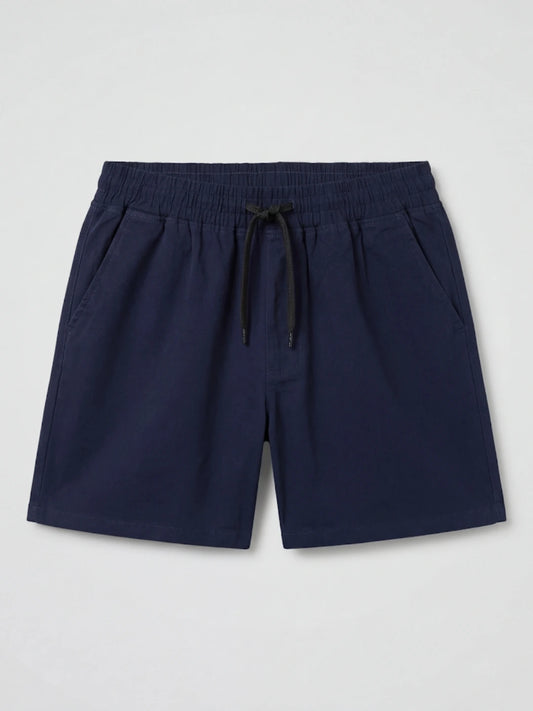 Bermuda Dril Jogger Azul Oscuro