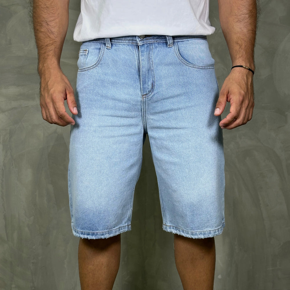Bermudas Denim Relaxed