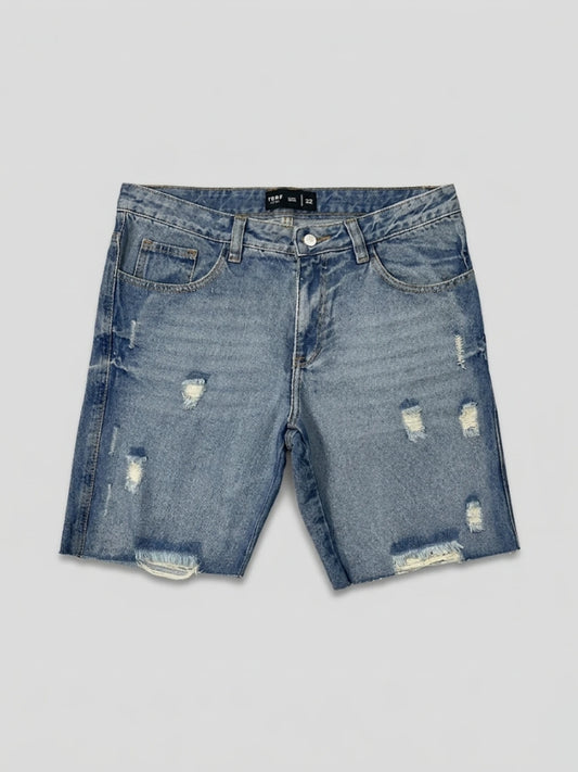 Bermuda Jean Destroyed Azul