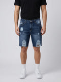 Bermuda Jean Destroyed Azul Intenso