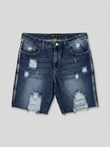 Bermuda Jean Destroyed Azul Intenso